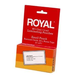  Royal Laminator Sheets (Business Card)