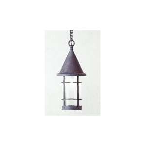   TN S Valencia 1 Light Outdoor Hanging Lantern in Slate with Tan glass