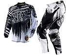 2012 Oneal Element Toxic Black White Adult Jersey items in 
