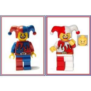  LEGO Castle Jester Minifigures   Two Jesters sold together 