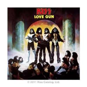  Kiss  Love Gun Refrigerator Magnets: Home & Kitchen