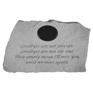    Until We Meet Again Personalized Memorial Stone: Home & Kitchen