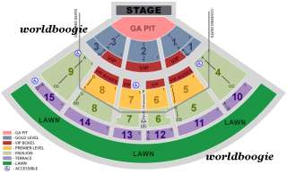 SUGARLAND Tickets 4/27 CHARLOTTE VIP Front LOWER Level  