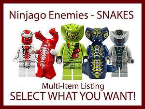 LEGO *NEW* Ninjago Snakes   Enemy Minifigures   Ninja Serpent   Snake 