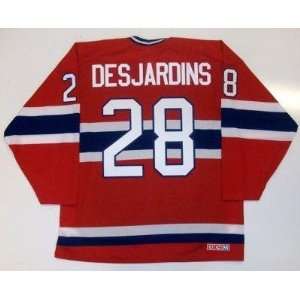  Eric Desjardins Montreal Canadiens Ccm 1993 Cup Jersey   X 