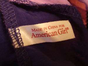 AMERICAN GIRL Doll Clothes Purple TRACK JACKET Top  