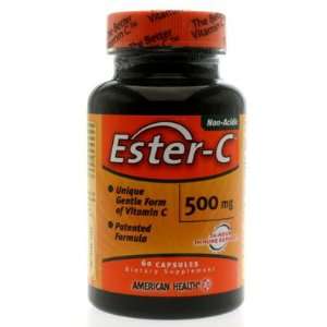 American Health   Ester C 500mg 60 Capsules Health 
