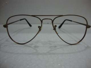   Vintage B & L Ray Ban USA AVIATOR Frames ANTIGLARE Reading Glasses