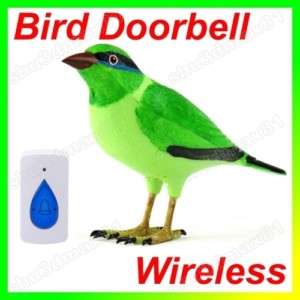 Wireless Bird Remote Control Chime Doorbell Door bell  