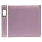 LILAC Purple Faux Leather 3 ring Binder Scrapbook Album