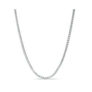 Solid Box Chain Necklace   16 Sterling Silver 0.9mm BRACELETS/BANGLES
