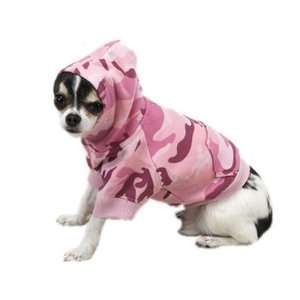 Guardian Gear Pink Camo Fleece Lined Hoodie Hooded Dog Sweatshirt X 