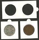 50 Penny Dime Self Adhesive 2 x 2 Paper Coin Holders  