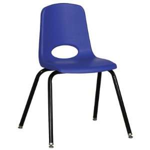  18 Plastic Classroom Stackable Chair Seat Color Green 