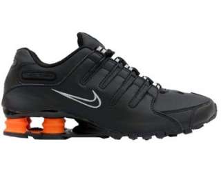 Nike Shox NZ Black/Black Orange Mens Running Shoes 378341 033  