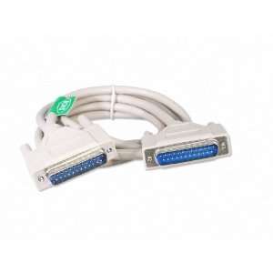   Foot DB25 25 Pin Serial Port Cable Male / Male RS232: Electronics