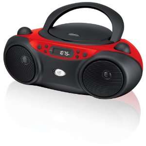  GPX, Inc. Portable Top Loading CD Boombox with AM/FM 