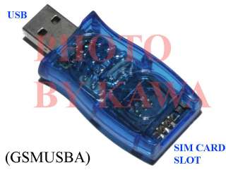 USB Sim Card Reader Writer Copy Clone Backup GSM CDMA  