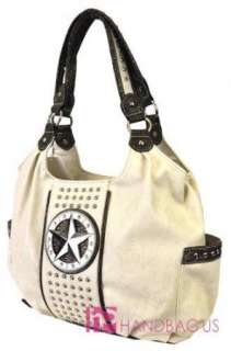 NWT Western Star Texas Crocs Handbag Purse Hobo White