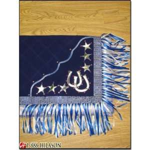   Western Show Barrel Racing Rodeo Saddle Blanket Pad: Sports & Outdoors