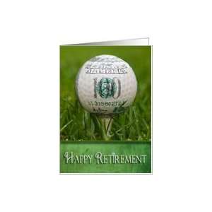  boss, retirement, golf, sport, money, golf ball Card 