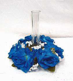   ~ BLUE Royal Cornflower ~ Silk Wedding Flowers ~ Centerpieces  
