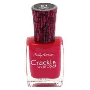  Sally Hansen Crackle Overcoat Nail Polish Fuchsia Shock 