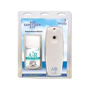 Air Sanitizer Starter Kit, Dispenser/Unscented 6.2 oz Refills  
