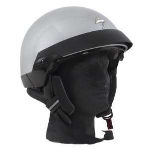 Scorpion EXO 100 Half Helmet   Silver   Mens Automotive