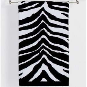  Zebra Print Bath Towel Set