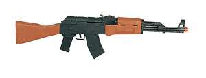 Plastic AK 47 Machine Gun Rifle Fake Weapon Costume Toy  