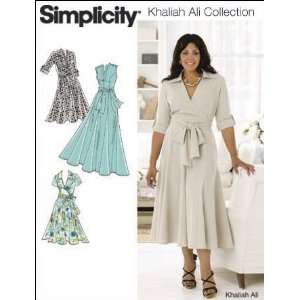  SIMPLICITY PATTERN 2981 WOMENS DRESS IN TWO LENGTHS WITH 