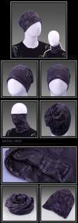   Skull Hat NECK WARMER HOOD Mask Type Men Women Black Cap K TM  