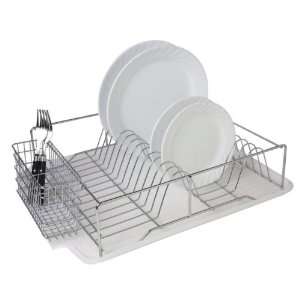 New   Chrome Dish Drainer 3 Piece Set Case Pack 6 by DDI  