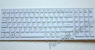 OEM SONY VAIO VPC EE VPCEE White Keyboard V116646B NEW  