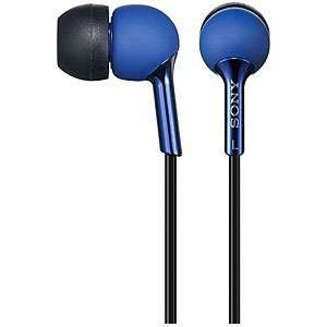  Sony MDR EX56LP Blue Premium Earbud Headphones (12 pack 