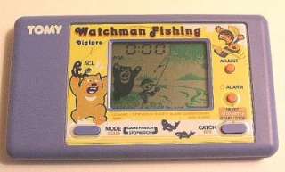   WATCHMAN FISHING Vintage Electronic Hand Held Handheld Game VTG  