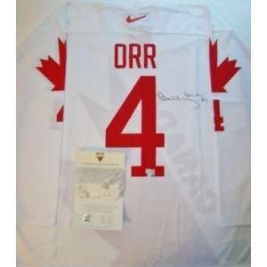  Signed Bobby Orr Uniform   1976 Canada Cup Nike GNR MINT 