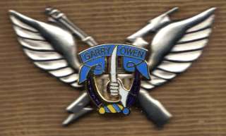 cavalry garry owen vietnam war 1st style air assault badge