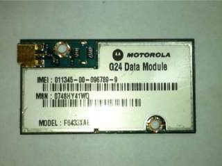 This is a listing for 1 used Motorola G24 cellular data module, model 