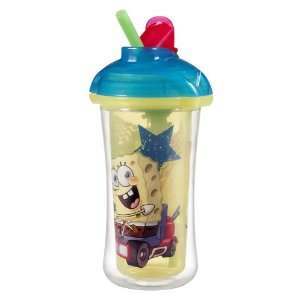   SpongeBob SquarePants Insulated Straw Cup, Colors May Vary, 9 Ounce