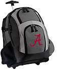   of Alabama Rolling Backpack BEST Wheeled Backpacks School Travel Bags