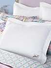 New RALPH LAUREN Univ White Denim Pillow Sham Euro $80