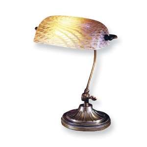  Dale Tiffany Luster Gold Desk Lamp Jewelry