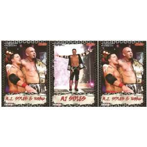 TNA A.J. Styles 2008 TNA Wrestling TriStar Impact Debut Trading Cards 