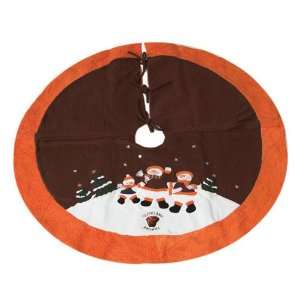   Cleveland Browns NFL Snowman Holiday Tree Skirt (48) 