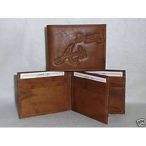    ATLANTA BRAVES Leather BiFold Wallet NEW br3+ 
