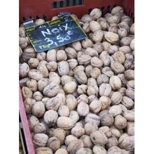  Walnuts at a Market Stall, Bergerac, Dordogne, France 