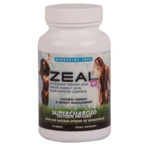  ZEAL O2   Natural Wheat Grass, Weight Loss Aid & Energy 