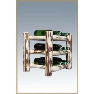   MWWRCV Counter Top Wine Rack, Clear Lacquer